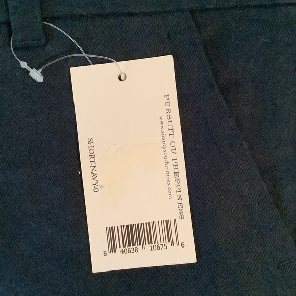 Simply Southern Shorts Navy Size 0 New - Picture 11 of 11